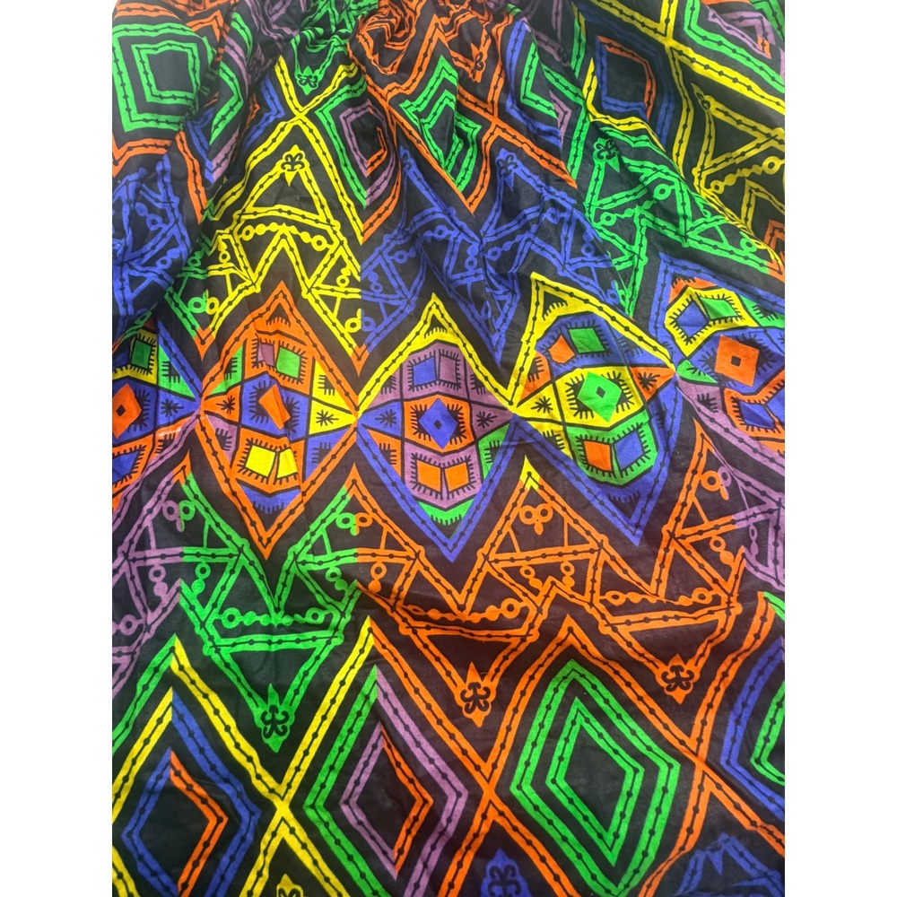 Ace Kouture Women African Geometric Tribal Print Halter Maxi Dress NWT Size L - Picture 7 of 10
